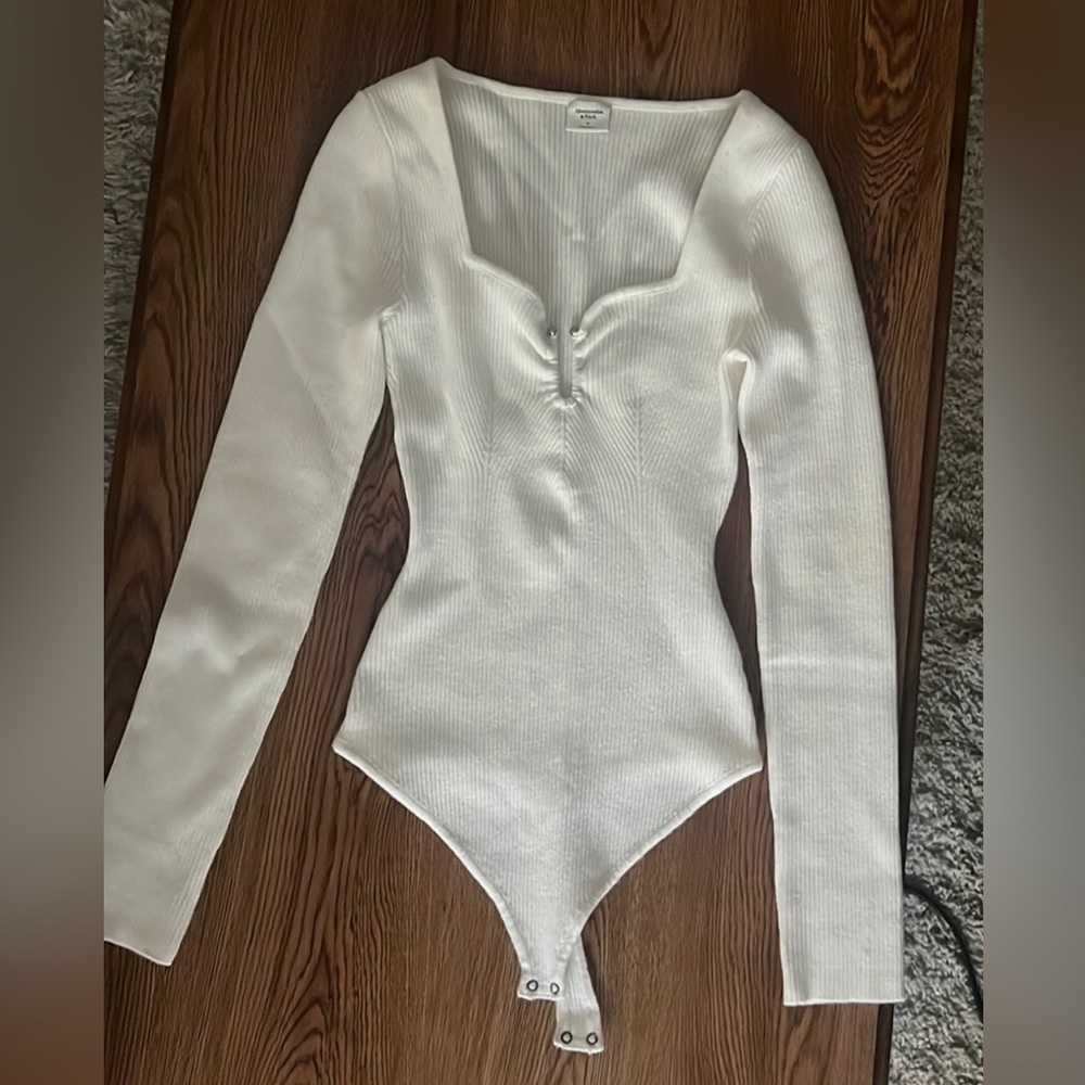 Abercrombie & Fitch Long Sleeve Bodysuit Top